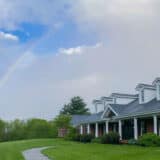 rainbow over shelter LGBTQIA