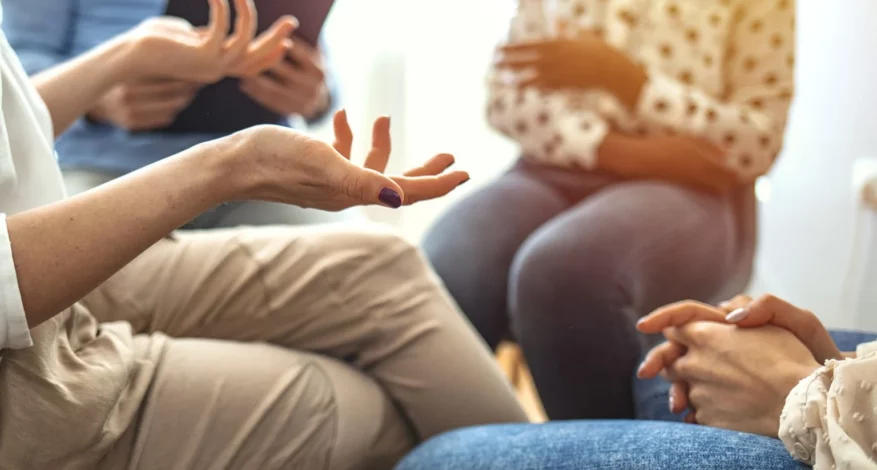 support group sitting down