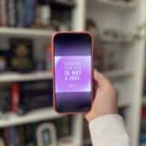 phone held up with nnedv statement